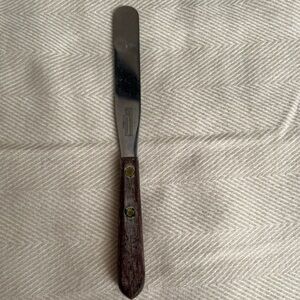 Matheson Scientific Stainless Steel Wooden Handle Icing Spatula/spreader vintge